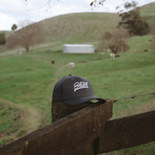 Load image into Gallery viewer, Script Cap - Petrol Blue