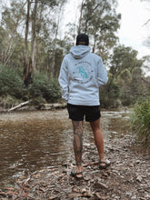 Load image into Gallery viewer, TSA Hoodie - White Marle/Blue