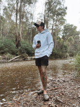 Load image into Gallery viewer, TSA Hoodie - White Marle/Blue