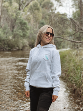 Load image into Gallery viewer, TSA Hoodie - White Marle/Blue