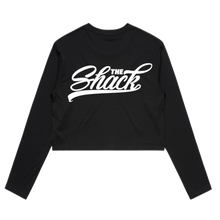 Load image into Gallery viewer, Staple Long Sleeve Cropped Tee - Black