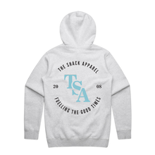 Load image into Gallery viewer, TSA Hoodie - White Marle/Blue
