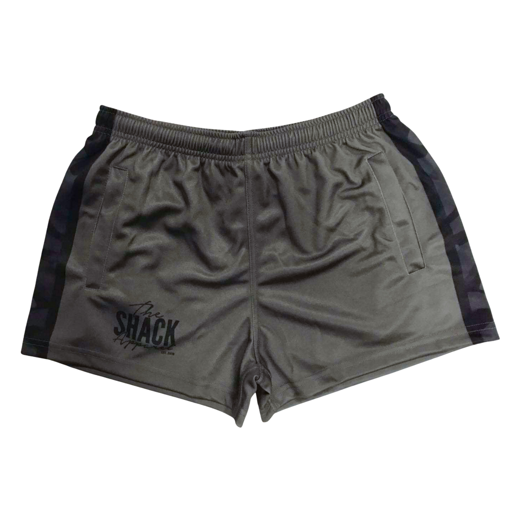 Footy Shorts with pockets - Silt Camo