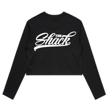 Load image into Gallery viewer, Staple Long Sleeve Cropped Tee - Black
