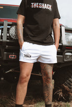 Load image into Gallery viewer, Footy Shorts with pockets - White/Snow Camo
