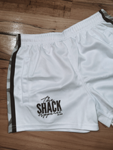 Load image into Gallery viewer, Footy Shorts with pockets - White/Snow Camo
